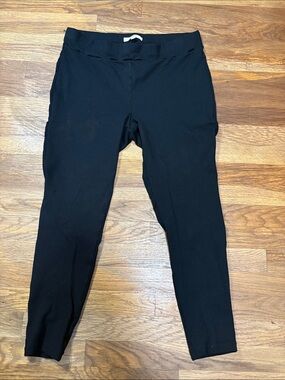 LOFT black pull on leggings.